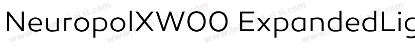 NeuropolXW00 ExpandedLight字体转换
